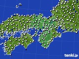 2021年07月01日の近畿地方のアメダス(風向・風速)