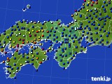 2021年07月02日の近畿地方のアメダス(日照時間)