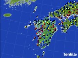 九州地方のアメダス実況(日照時間)(2021年07月02日)