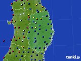 2021年07月02日の岩手県のアメダス(日照時間)
