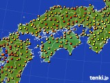 2021年07月02日の四国地方のアメダス(気温)