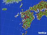 2021年07月02日の九州地方のアメダス(気温)