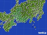 2021年07月02日の東海地方のアメダス(風向・風速)