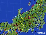 2021年07月03日の北陸地方のアメダス(日照時間)