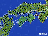 四国地方のアメダス実況(日照時間)(2021年07月03日)