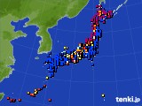 アメダス実況(日照時間)(2021年07月03日)