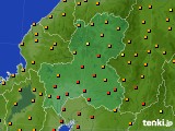 岐阜県のアメダス実況(気温)(2021年07月03日)
