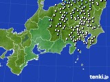 東海地方のアメダス実況(降水量)(2021年07月04日)