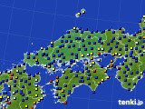 中国地方のアメダス実況(日照時間)(2021年07月04日)