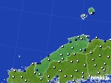 島根県のアメダス実況(風向・風速)(2021年07月04日)