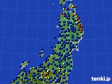 東北地方のアメダス実況(日照時間)(2021年07月05日)