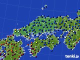 中国地方のアメダス実況(日照時間)(2021年07月05日)