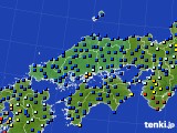 2021年07月06日の中国地方のアメダス(日照時間)
