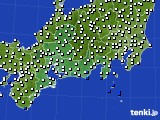2021年07月06日の東海地方のアメダス(風向・風速)