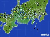 東海地方のアメダス実況(降水量)(2021年07月08日)