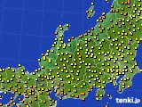 2021年07月08日の北陸地方のアメダス(気温)