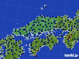 2021年07月09日の中国地方のアメダス(日照時間)
