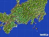 東海地方のアメダス実況(気温)(2021年07月09日)