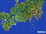 東海地方のアメダス実況(日照時間)(2021年07月10日)