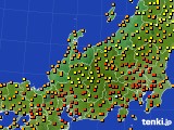 2021年07月10日の北陸地方のアメダス(気温)