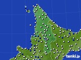 2021年07月10日の道北のアメダス(風向・風速)