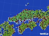 2021年07月11日の中国地方のアメダス(日照時間)