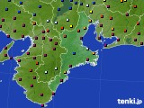 三重県のアメダス実況(日照時間)(2021年07月11日)