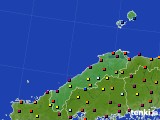 島根県のアメダス実況(日照時間)(2021年07月11日)