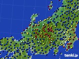 2021年07月12日の北陸地方のアメダス(日照時間)