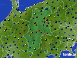 長野県のアメダス実況(日照時間)(2021年07月12日)