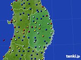 2021年07月12日の岩手県のアメダス(日照時間)