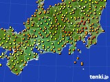 東海地方のアメダス実況(気温)(2021年07月12日)
