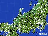 2021年07月12日の北陸地方のアメダス(風向・風速)