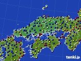 2021年07月15日の中国地方のアメダス(日照時間)