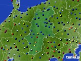 長野県のアメダス実況(日照時間)(2021年07月15日)