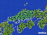 2021年07月16日の中国地方のアメダス(日照時間)