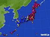 アメダス実況(日照時間)(2021年07月16日)