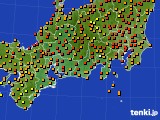 東海地方のアメダス実況(気温)(2021年07月16日)