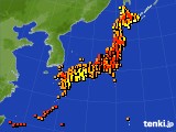 アメダス実況(気温)(2021年07月16日)