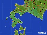 2021年07月16日の道南のアメダス(気温)