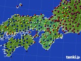 2021年07月17日の近畿地方のアメダス(日照時間)