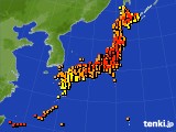 アメダス実況(気温)(2021年07月17日)