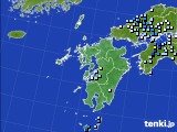 九州地方のアメダス実況(降水量)(2021年07月18日)
