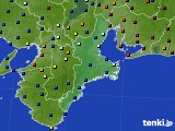 三重県のアメダス実況(日照時間)(2021年07月18日)