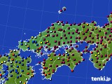 2021年07月19日の中国地方のアメダス(日照時間)