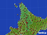 道北のアメダス実況(気温)(2021年07月19日)