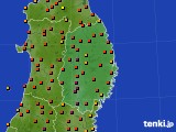 2021年07月19日の岩手県のアメダス(気温)