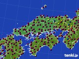 2021年07月20日の中国地方のアメダス(日照時間)