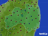 福島県のアメダス実況(日照時間)(2021年07月20日)