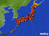 アメダス実況(気温)(2021年07月20日)